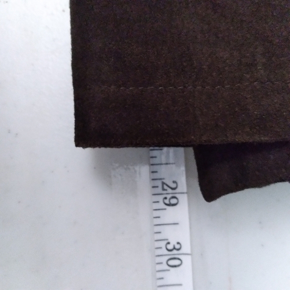 San francisco collection suede zip up waistcoat vest - Picture 7 of 7